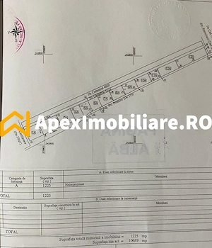 Corbeanca - Tamasi | Teren 1225mp, deschidere 44ml | Utilitati la 50m - imagine 15