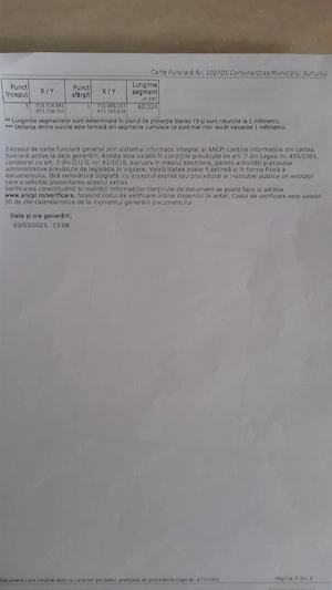 Vând  teren intravilan 2000mp  in centrul  loc Suhurlui Jud Galați  - imagine 2
