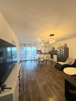 Duplex smart pe parter,mobilat si utilat,4 camere,Sanandrei
