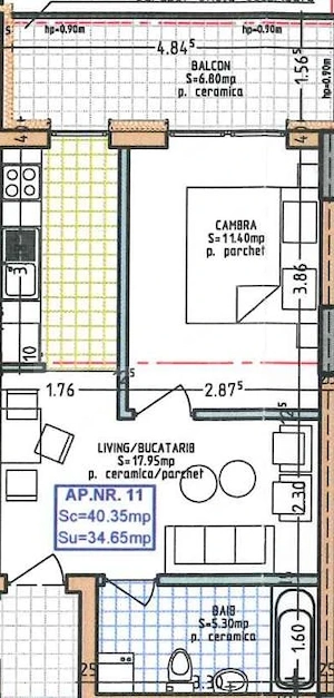 Apartament modern cu 2 camere, ideal pentru locuit sau investiție - imagine 4