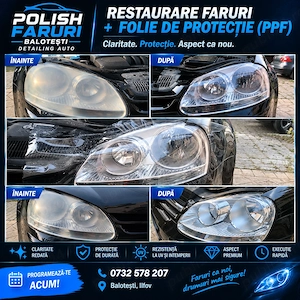 Polish Faruri | Detailing Auto Balotești | Polish Caroserie | Detailing Interior