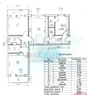 Apartament 3 camere Podu Ros - imagine 8