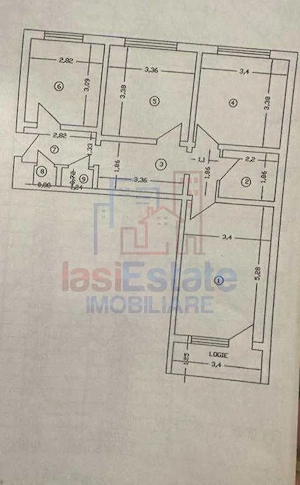 Apartament 3 camere Alexandru cel Bun - imagine 8