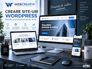 Creare site WordPress profesional pentru firme   Web Design, SEO și administrare