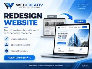 Creare site WordPress profesional pentru firme   Web Design, SEO și administrare - imagine 7