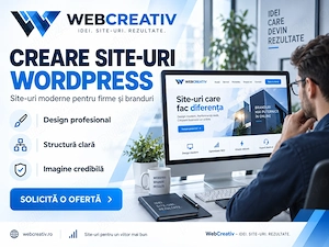 Creare site WordPress profesional pentru firme   Web Design, SEO și administrare - imagine 9