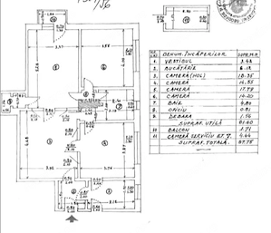 4 Camere Calea Calarasilor - Piata Muncii | centrala proprie |  - imagine 4