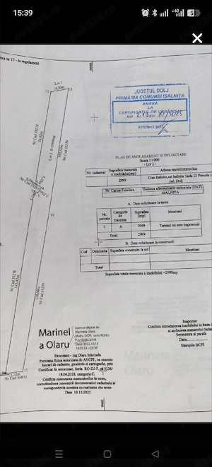 Închiriez teren extravilan Ișalnița  - imagine 2