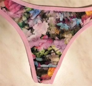 Hot! Chiloti tanga mini super sexy roz pal fete femei -mar.S (noi-eticheta) - imagine 3