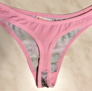 Hot! Chiloti tanga mini super sexy roz pal fete femei -mar.S (noi-eticheta) - imagine 4