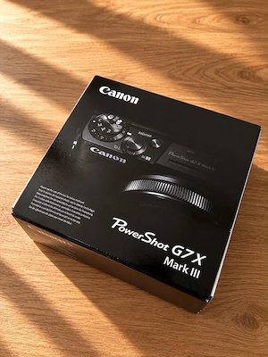Canon G7 X Mark III   Nou, niciodată folosit, cutie originală
