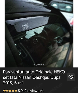 Heko Polonia paravanturi fata pentru Nissan Qashqai II(J11) 2013 - 2019