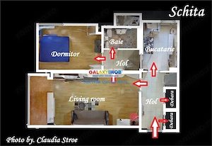 INCHIRIERE APARTAMENT 2 CAMERE OBREGIA - CURTURAL - imagine 5