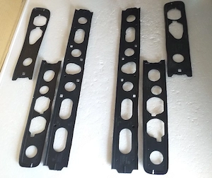 Set garnituri bare longitudinale pavilion DACIA SANDERO STEPWAY 2013+ ( 6 buc ).Nou Original RENAULT