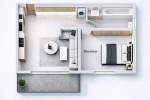 Apartamente cu 1, 2 open space sau decomandate PARCARE INCLUSA Giroc la un minut de magazinul Lidl - imagine 8