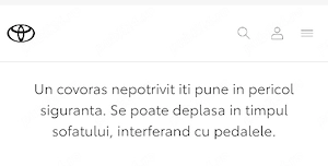 Vând covorașe auto din cauciuc pentru Toyota Aygo X originale  - imagine 5