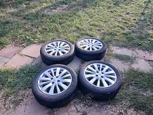 set jante suzuki R16 4x100 cu anvelope vara Michelin an 2016 - imagine 3
