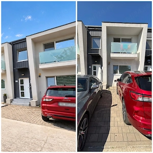 PROPRIETAR   Casă înșiruită, 92 mp, curte, 2 locuri de parcare | Dumbrăvița central