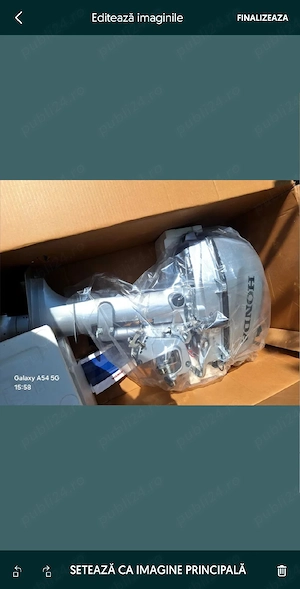 motor honda barca 5 cp nou