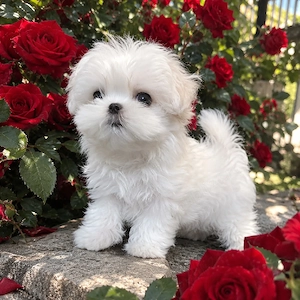 bichon maltez mini toy 