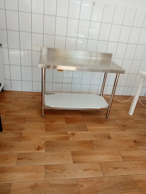 Masă inox 120 cm 