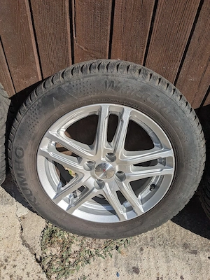 Jante 4x100 cu anvelope iarnă 185/65/15 - imagine 4