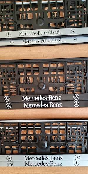 suporți de numere de înmatriculare Mercedes Benz  - imagine 2