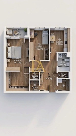  0% COMISION 2 CAMERE DECOMANDAT | PIAȚA DOMENII – ION MIHALACHE  - imagine 8