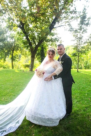 rochie mireasa cu trena