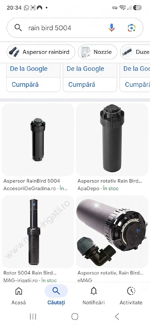 Aspersoare rain bird 5004