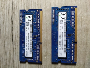 Vând Kit Memorie pentru Laptop 2x4Gb. 8GB RAM