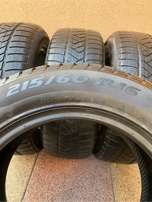 Set 4 anvelope 215 60 16 Pirelli Sotozero 3 cauciucuri iarna M+S - imagine 7
