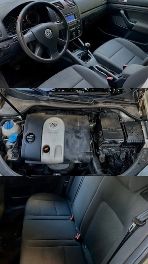 VW Golf 5   Îngrijit estetic, ITP recent și multe piese noi montate - imagine 3