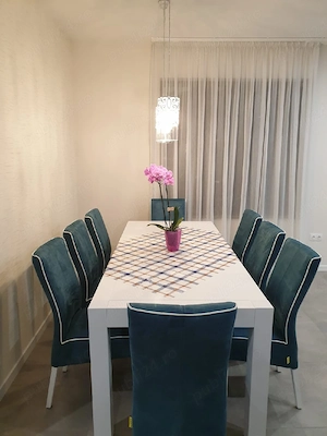 Masa living + 8 scaune