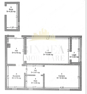 Apartament 2 camere Bld Cetatii, etaj intermediar 51mp utili - imagine 10