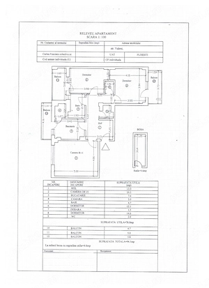 Apartament 3 camere 94 mp str Valeni   Central Ploiești