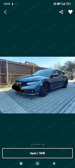 Honda Civic 1.5 turbi CVT berlina - imagine 2