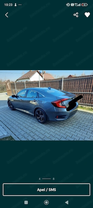 Honda Civic 1.5 turbi CVT berlina - imagine 3