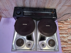 Amplificator plus boxe Panasonic se aud foarte bine 