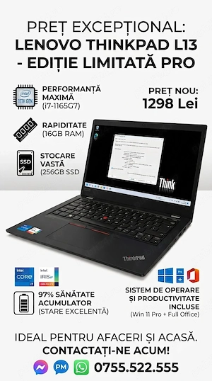 Lenovo Thinkpad L13 Bussines Full Portable 