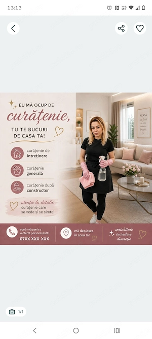 Cauți ajutor pentru curățenie și călcat? bucurești & ilfov