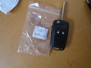 Cheie auto completa 433MHz J161 si Carcasa cheie Peugeot / Citroen CE0536 - NOI - imagine 3