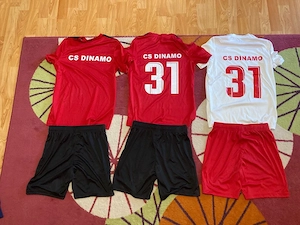 Vand echipament fotbal Dinamo 2xs copil 