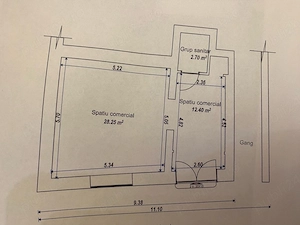 Vand apartament (spatiu comercial)