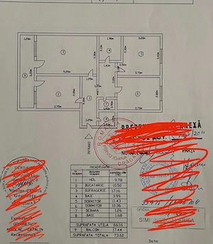 Apartament 3 camere Dragasani etajul 2 