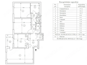 3 camere Militari   Metrou Gorjului 5 min | Etaj 6 8 | Bloc anvelopat | 2 băi | Parcare ADP - imagine 10