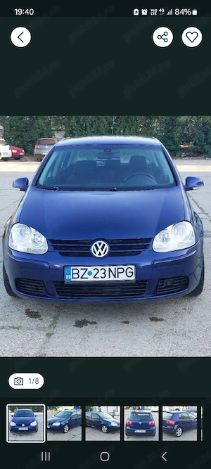 vw golf 5.fab 2009 1.6 benzina inmatriculata romania - imagine 5