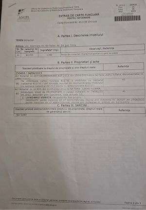 Casa cu teren de vanzare