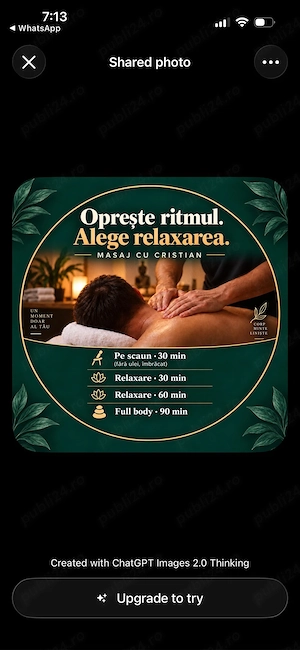 masaj de relaxare