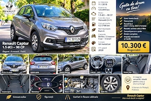 Vand Renault Captur 1,5dCi,anul 2018